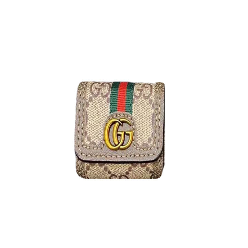 Leather GG AirPods Cases Black-LT241704