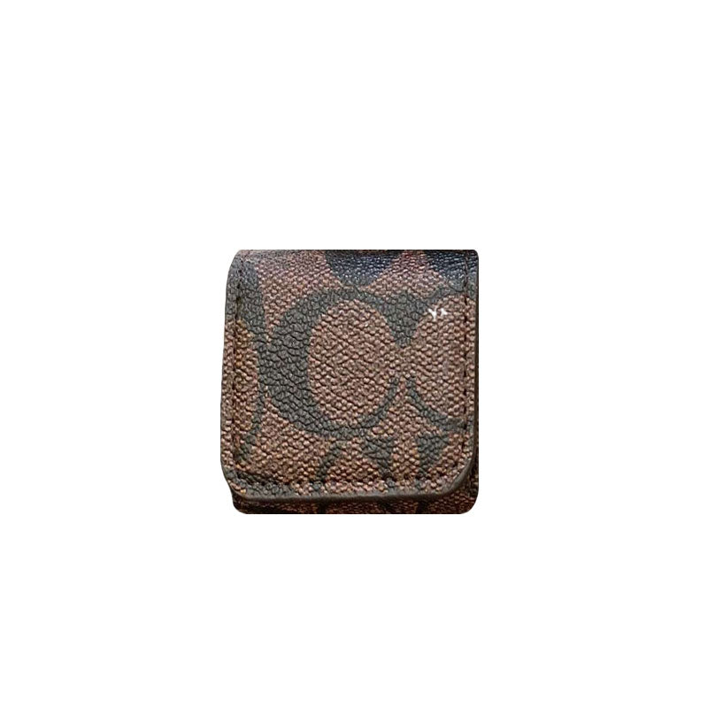 Lúxusþjálfari Airpods mál Black-YH240425