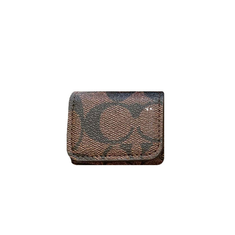 Lúxusþjálfari Airpods mál Black-YH240425