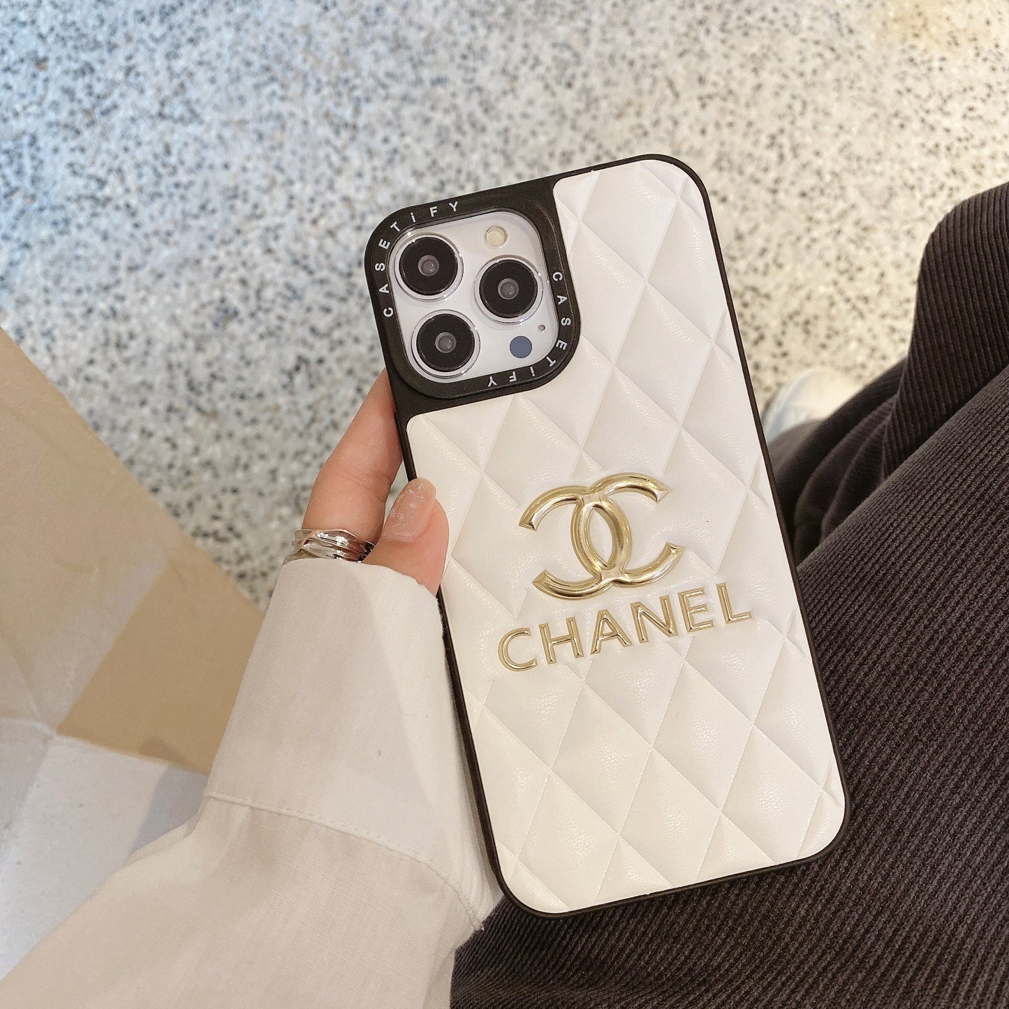 Lyxläder iPhone -fodral | Glans