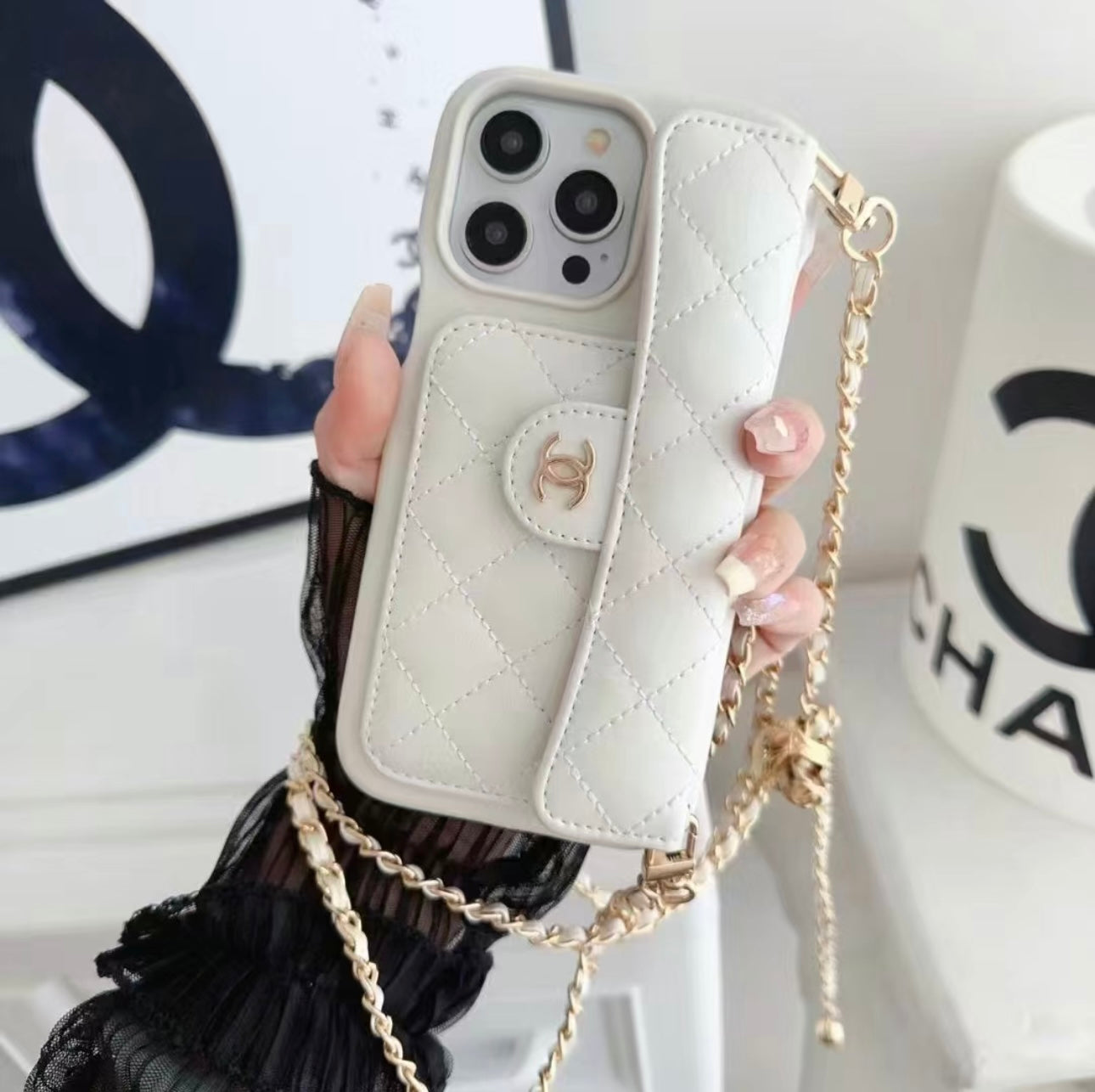 Luxurious iPhone Case Chain (Long chain)