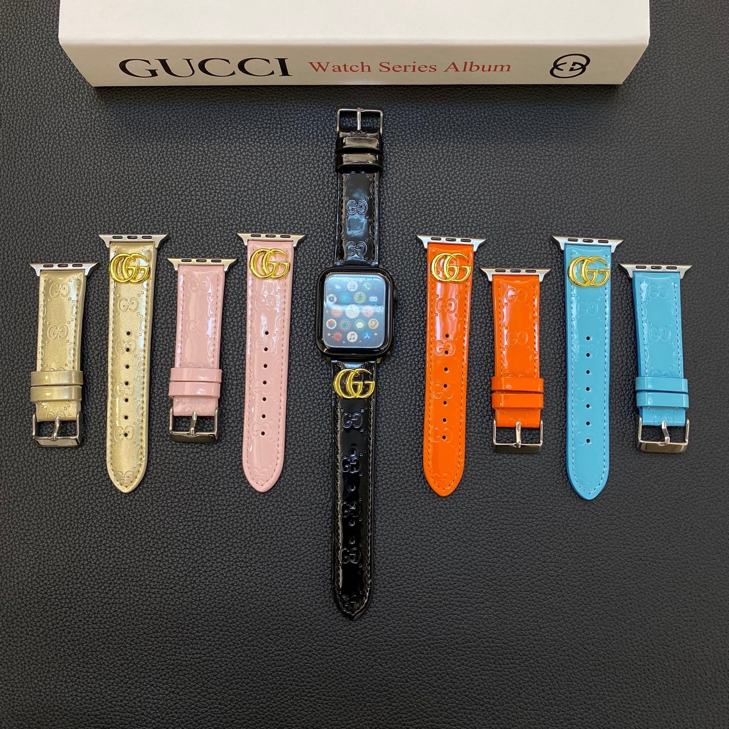 Nahka GG Apple Watch Band Orange-LGK240509