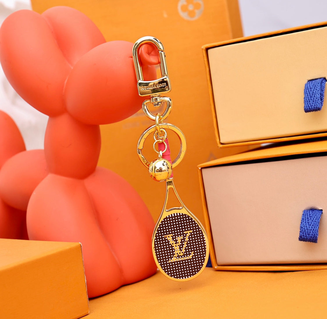 tennis racket Luxury keychain