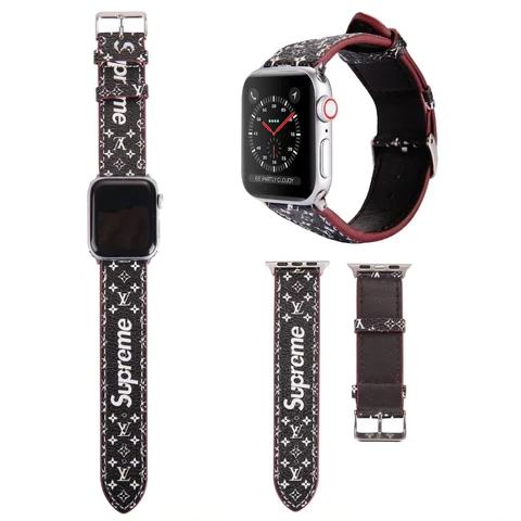 'LV' X Sup Leather Watch Bands