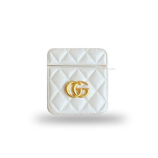 Cas de luxe GG AirPods White-LGB240424