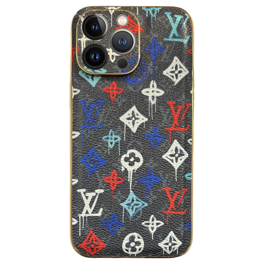 'lv' revisited iPhoneケース|輝く