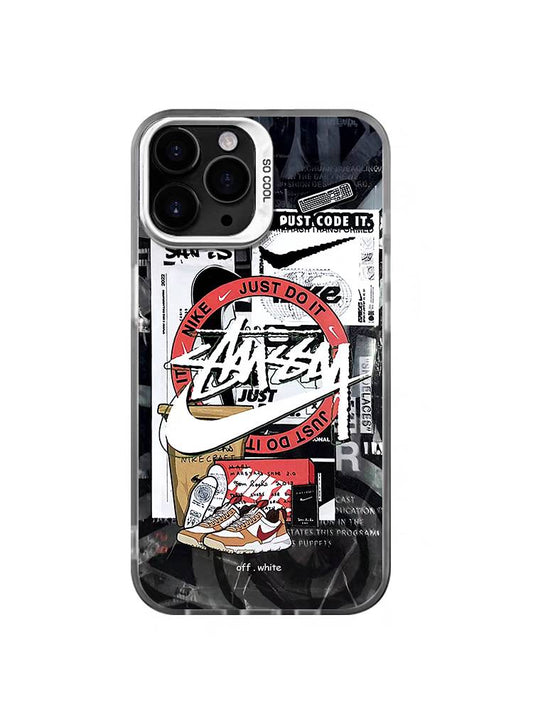 2024 Trendy laser zachte iPhone -hoes | Sport