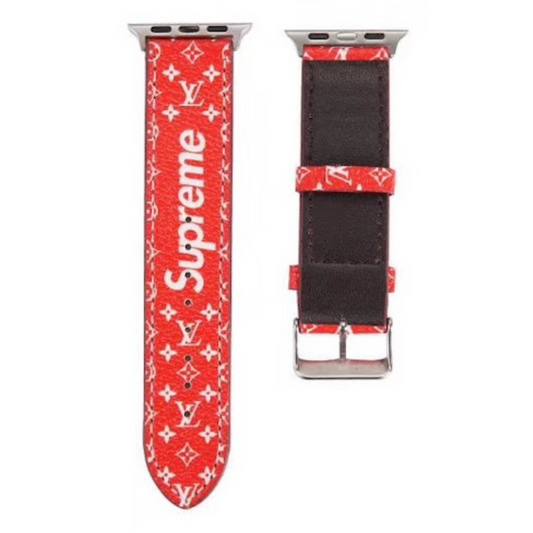 "LV" X Sup Leather Watch Bands