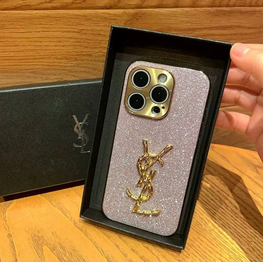 YSL XモノiPhoneケース（ボックス付き）|輝く