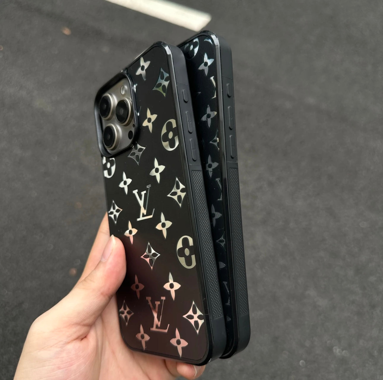 Ny LV SHINE X Mono iPhone -fodral