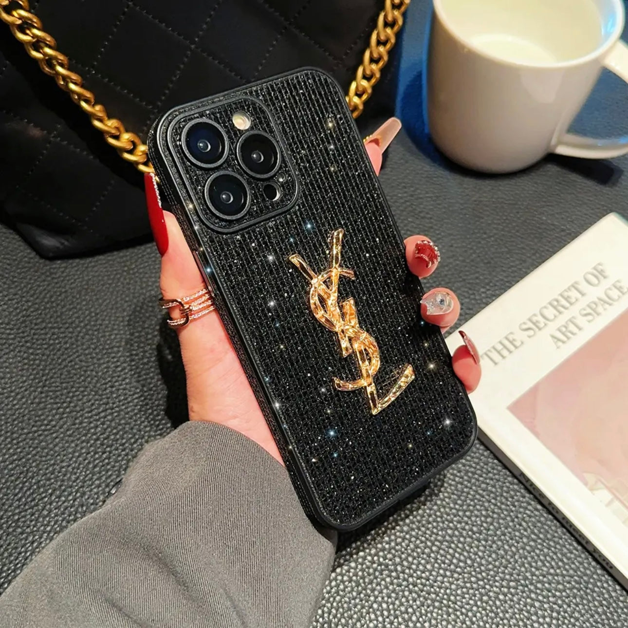 YSL luxuriöser iPhone Hülle