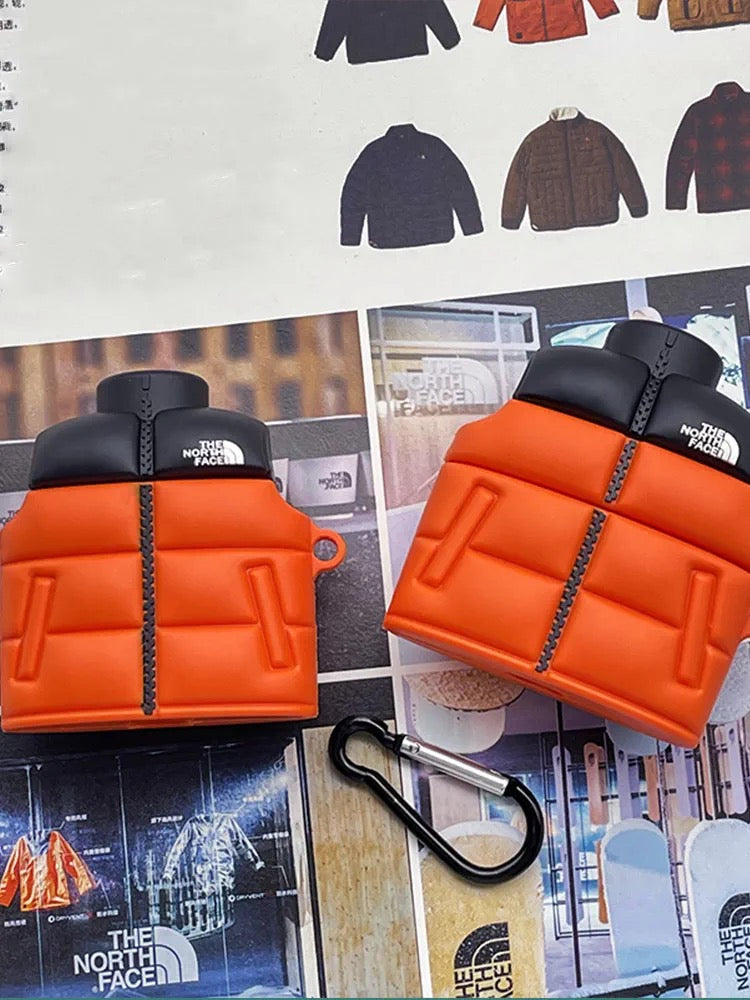 TNF down jacket style Airpods Case