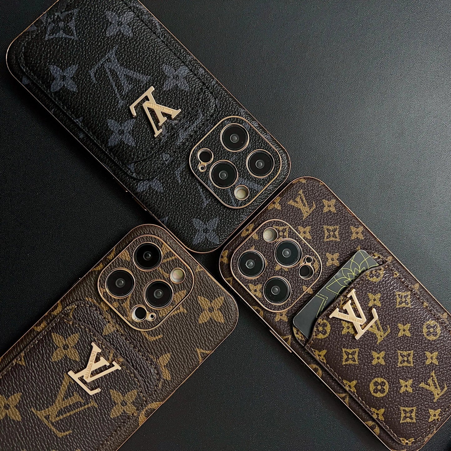 Klassisk LV iPhone -sak | Skinne