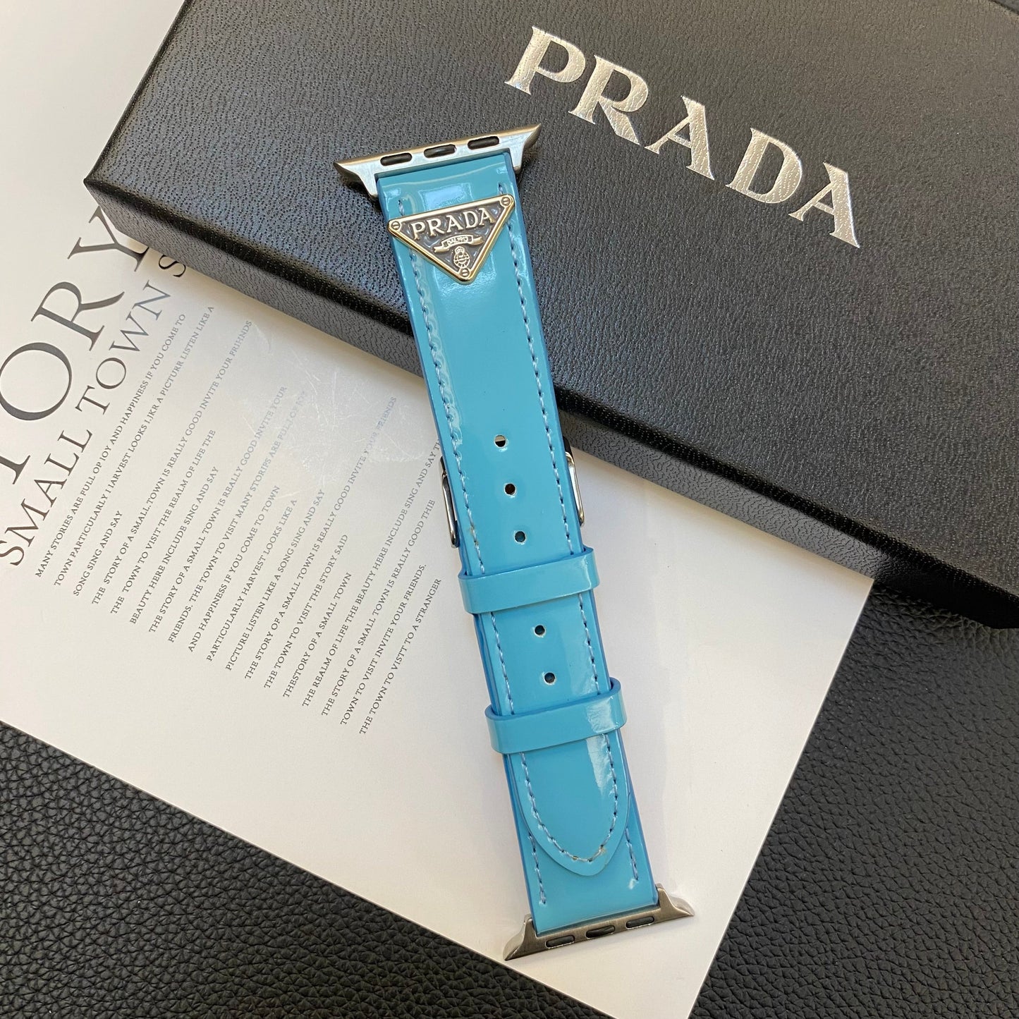 Prada Apple Watch Band Blue-LPK240509