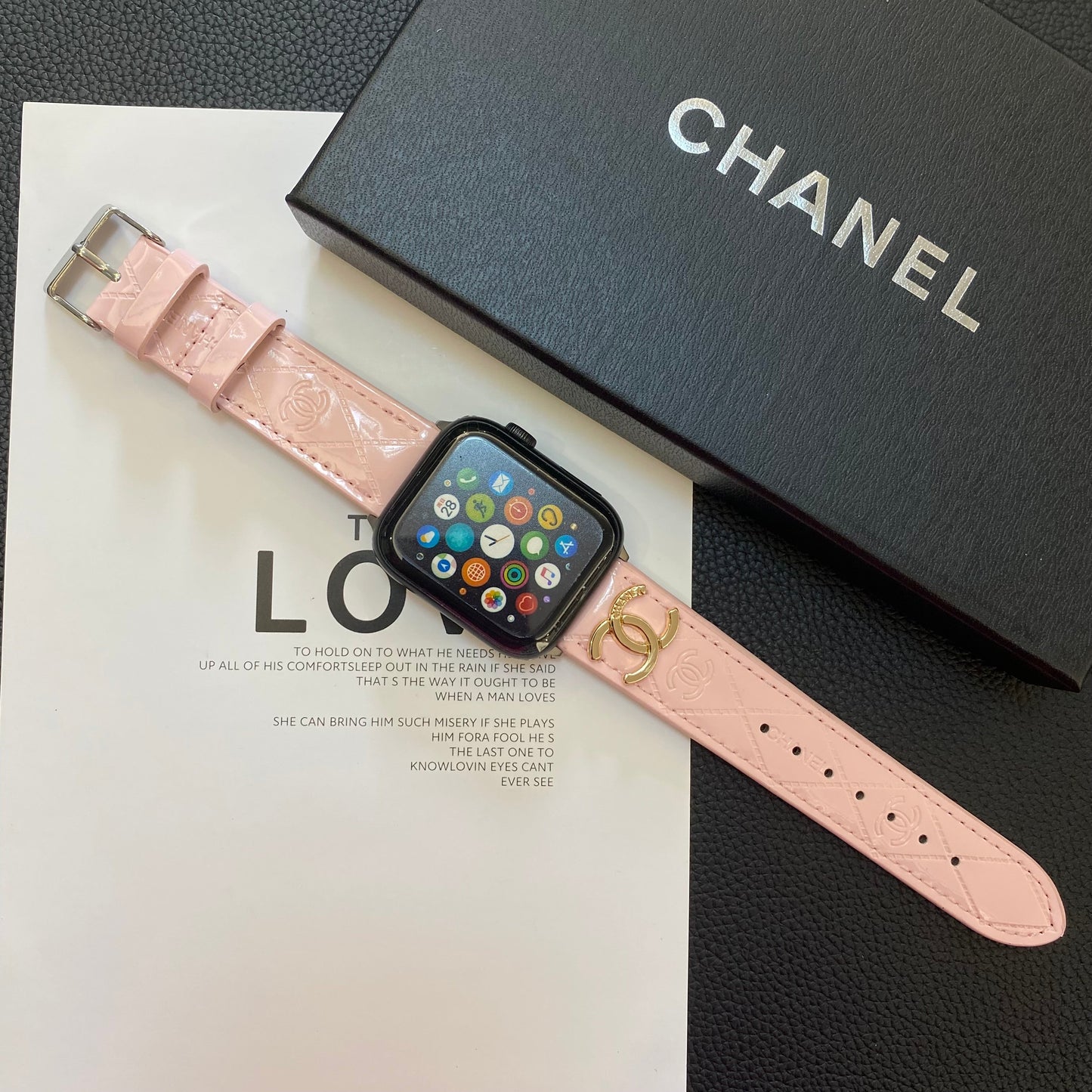 جلود CC Apple Watch Band Pink-DLG240509