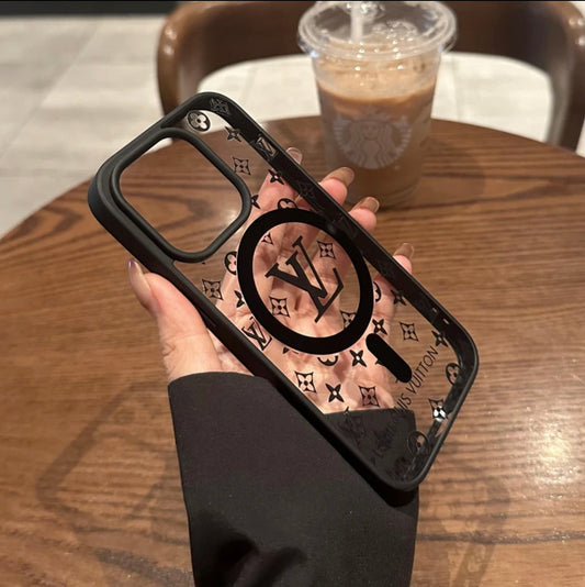 NOUVEAU LV SHINE X Mono iPhone Case (attraction magnétique)