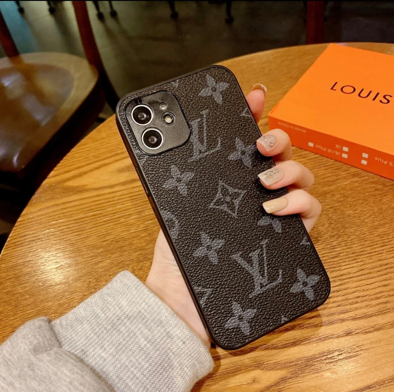 Ny LV Shine X Mono iPhone -sag (med boks)