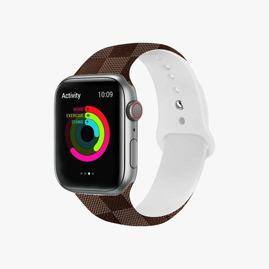 Banda de Apple Watch | Cheque marrón